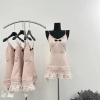 Summer Women Old Money Luxury Coquette Bow Prom Gown Evening Cami Dress Club Mini Frocks One-Piece Party Gyaru Sexy Hot New